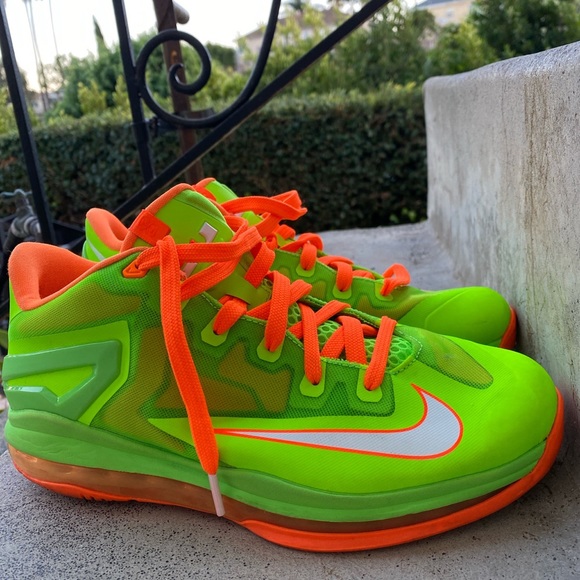 lebron green orange
